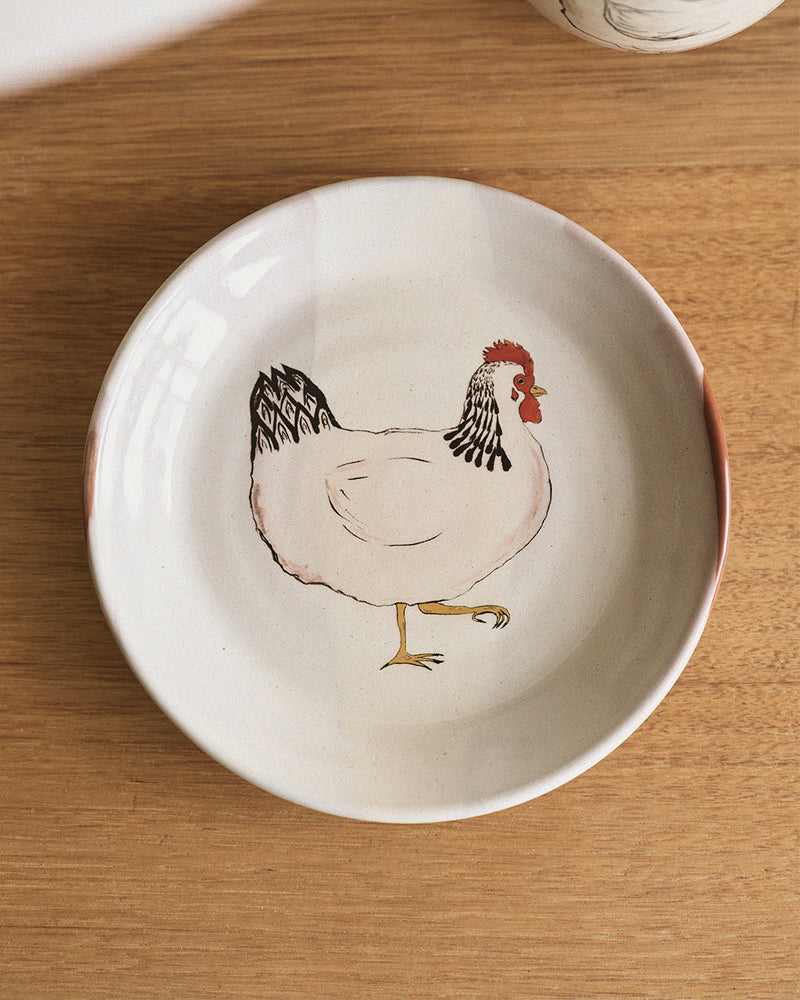Plate 17cm - Baby RGA x Emogens Chickens