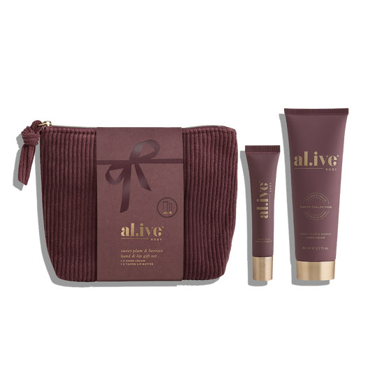Christmas Hand and Lip Gift Set -Sweet Plum & Berries