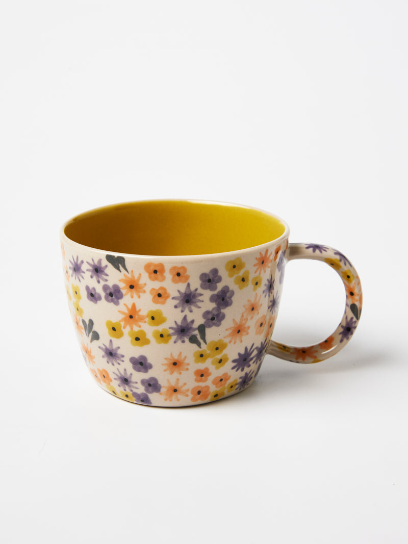 Ditsy Chartreuse Mug