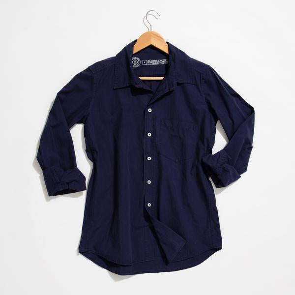 Franklin Poplin Shirt - Indigo